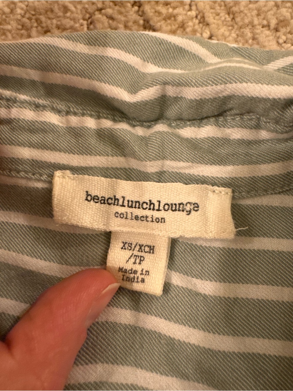 Striped Button-Down Shirt - Picture 3 of 4